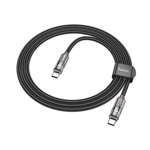 Кабель Hoco U122 Type-C – Type-C (1.2 м · 60W · 3A) (Black)