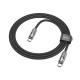 Кабель Hoco U122 Type-C – Type-C (1.2 м · 60W · 3A) (Black)