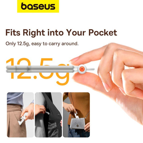 Підставка для телефону Baseus Portable Series Folding Moon (White)