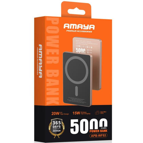 Повербанк Amaya APB-WF53 Magnetic 20W (5000 mAh) (Gold)