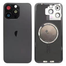 Задня кришка для Apple iPhone 15 Pro Max (Black) (Original PRC) зі склом камери