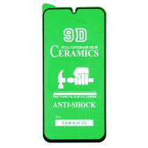 Захисна плівка Ceramic для Samsung M346 Galaxy M34 (5G) (2023) (Full Glue) (Black)
