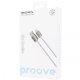 Кабель Proove Dense Metal USB-A – Lightning (2 м · 12W · 2.4A) (White)