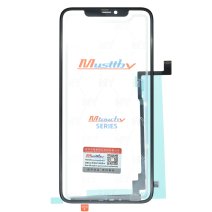 Сенсорное стекло для Apple iPhone 11 Pro Max с OCA без микросхемы (Black) (Musttby)