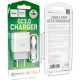 Мережевий зарядний пристрій Hoco C72Q USB-A (18W · 3A) з кабелем USB-A – Type-C (White)