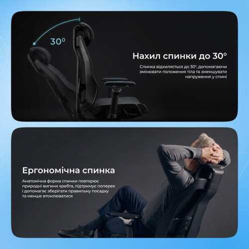 Эргономичное кресло Proove Founder (Black)