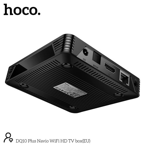 Приставка Android TV Hoco DQ10 Navio WiFi HD TV box (Black)
