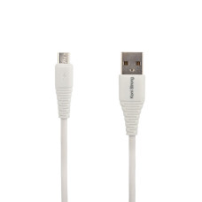 Кабель Koni Strong KS-64m USB-A – Micro-USB (1 м · 15W · 3A) (White)