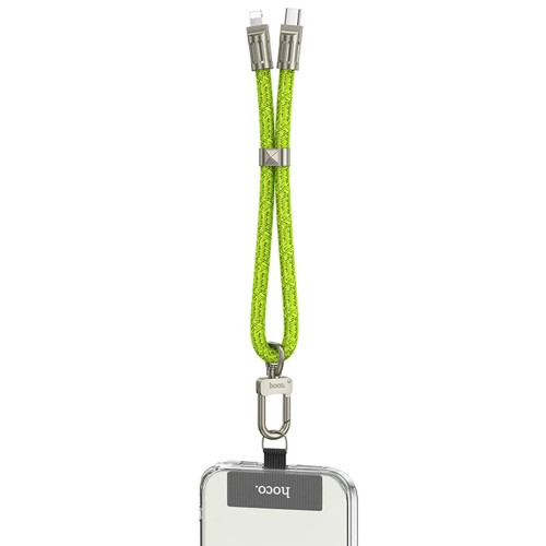 Кабель Hoco GH5 Type-C – Lightning (0.22 м · 20W · 2.4A) (Green)