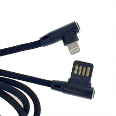 Кабель Avantis AC47i L-Shape USB-A – Lightning (1 м · 12W · 2.4A) (Black)