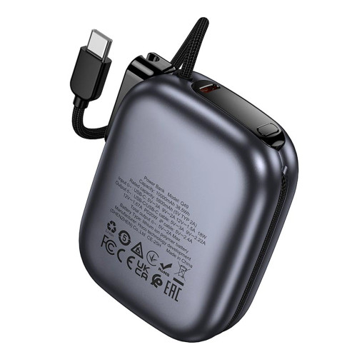 Повербанк Hoco Q49 PD20W (10000 mAh) (Gray)