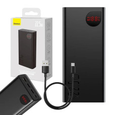 Повербанк Baseus Adaman Metal Digital Display 22.5W (40000 mAh) (Black)