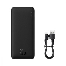 Повербанк Baseus Airpow 20W Cable USB to Type-C 30см (10000 mAh) (Black)