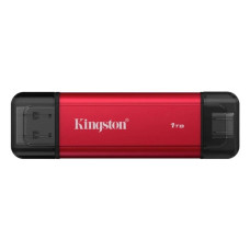 Внешний накопитель Kingston Dual SSD USB-A/C NVMe 1TB Red/Black