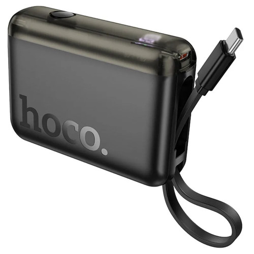 Повербанк Hoco J139 Hero PD20W+22.5W с кабелем Type-C (10000 mAh) (Black)
