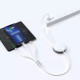 Кабель Proove Triple Connection 3-в-1 USB-A – Type-C/Micro-USB/Lightning (1.2 м · 15W · 3A) (White)