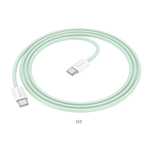 Кабель Hoco X104 Type-C – Type-C (1 м · 60W · 3A) (Green)