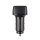 Автомобільний зарядний пристрій Borofone BZ14A USB-A+USB-C (20W · 3A) з кабелем Type-C – Type-C (Black)