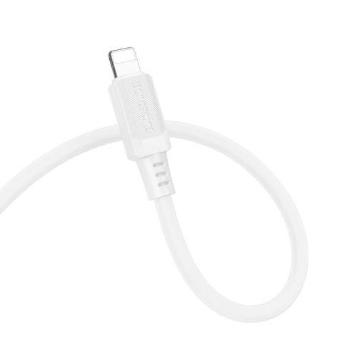 Кабель Borofone BX115 Lotto USB-A – Lightning (1 м · 12W · 2.4A) (White)
