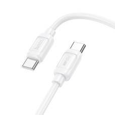 Кабель Hoco X115 Surpass Type-C – Type-C (1 м · 60W · 3A) (White)