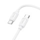 Кабель Hoco X115 Surpass Type-C – Type-C (1 м · 60W · 3A) (White)