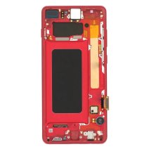Дисплей для Samsung G975 Galaxy S10 Plus з тачскріном в рамці (Red) (Original)