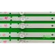 Прямая подсветка для телевизора Hisense 43″ JL.D42571330-003FS-M-V01 (3 планки по 760 мм, 7 LED, линза 14 мм, 3 В)