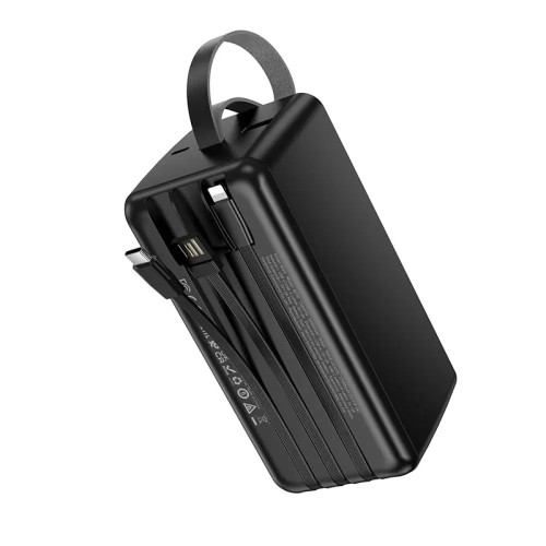 Повербанк Borofone BJ79C з кабелем 3в1 (50000 mAh) (Black)