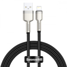 Кабель Baseus Cafule Metal USB-A – Lightning (1 м · 20W · 2.4A) (CALJK-A01) (Black)
