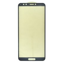 Захисне скло PRIME для Huawei Y7 (2018) (Full Glue) (0.3 мм, 4D) (Black)