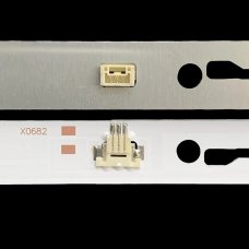 Пряма підсвітка для телевізора Hisense 32″ 6B5CX56514 (2 планки по 565 мм, 5 LED, лінза 15,5 мм, 6 В)