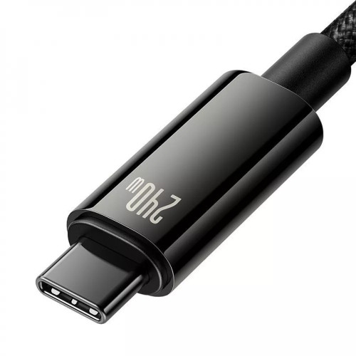 Кабель Baseus Tungsten Gold Type-C – Type-C (3 м · 240W) (Black)