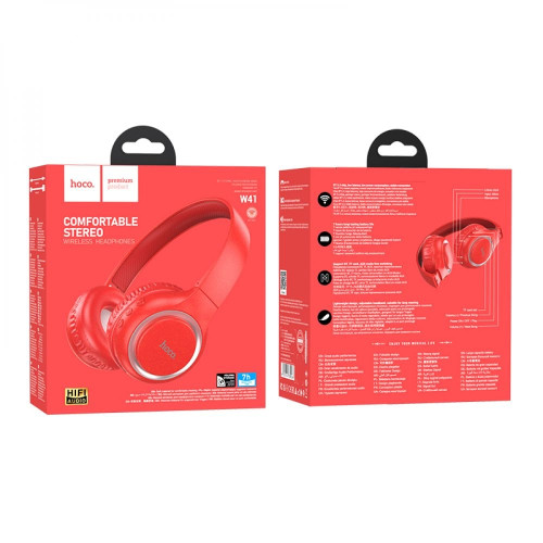 Наушники Bluetooth Hoco W41 (Red)
