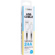 Кабель Gelius Full Silicon USB-A to Lightning 18W 1.2м (GP-UCN001L) black white