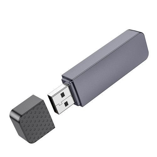 Картридер Hoco HB45 USB2.0 gray