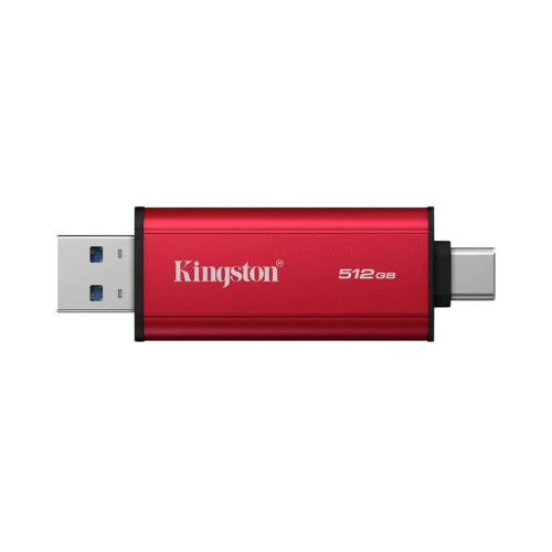 Внешний накопитель Kingston Dual SSD USB-A/C NVMe 512GB Red/Black