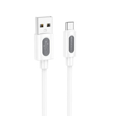 Кабель Borofone BX114 Structure USB-A – Micro-USB (1 м · 12W · 2.4A) (White)