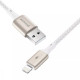 Кабель Proove Dense Metal USB-A – Lightning (1 м · 12W · 2.4A) (White)
