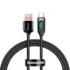 Кабель Baseus Display Fast Charging USB-A – Type-C (1 м · 66W · 5A) (CASX020001) (Black)