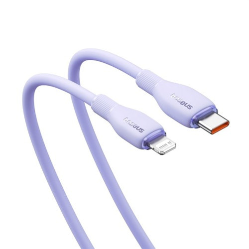 Кабель Baseus Pudding Series Type-C – Lightning (1.2 м · 20W) (Purple)