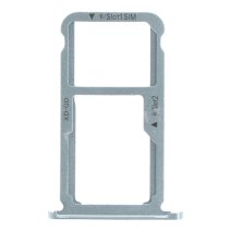 Держатель SIM-карты и карты памяти для Huawei GR5 (2017) (версия на 2×SIM) (Silver)