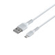 Кабель Hoco X65 USB-A – Micro-USB (1 м · 12W · 2.4A) (White)