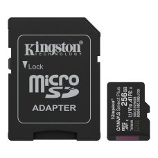 Карта пам'яті Kingston Canvas Select Plus Gen3 microSDXC 256GB Class 10 UHS-I U1 + адаптер SD