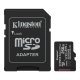 Карта пам'яті Kingston Canvas Select Plus Gen3 microSDXC 256GB Class 10 UHS-I U1 + адаптер SD
