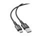Кабель Acefast C1-04 USB-A – Type-C (1.2 м · 15W · 3A) (Black)
