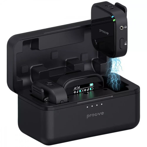 Бездротовий петличний мікрофон Proove Studio (Black)