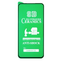 Защитная пленка Ceramic для Samsung A546 Galaxy A54 (5G) (2023) (Full Glue) (Black)