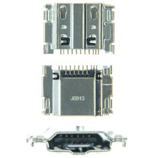 Роз'єм зарядки для Samsung I9200 Galaxy Mega 6.3 11 pin (4 кріплень) (контакти посередині) (Micro USB) без шлейфа (Original)