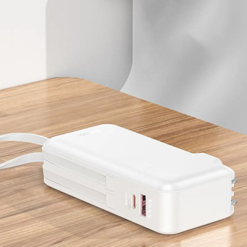 Повербанк Hoco J126 Travel PD20W+22.5W (10000 mAh) (White)
