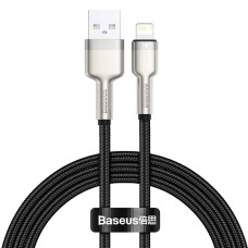 Кабель Baseus Cafule Metal USB-A – Lightning (2 м · 20W · 2.4A) (CALJK-B01) (Black)